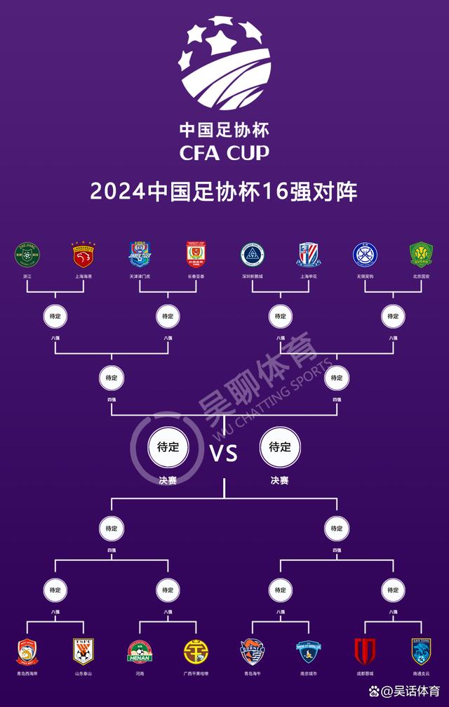足协杯8强出炉！中超前3顺利过关，申花将战河南队，中