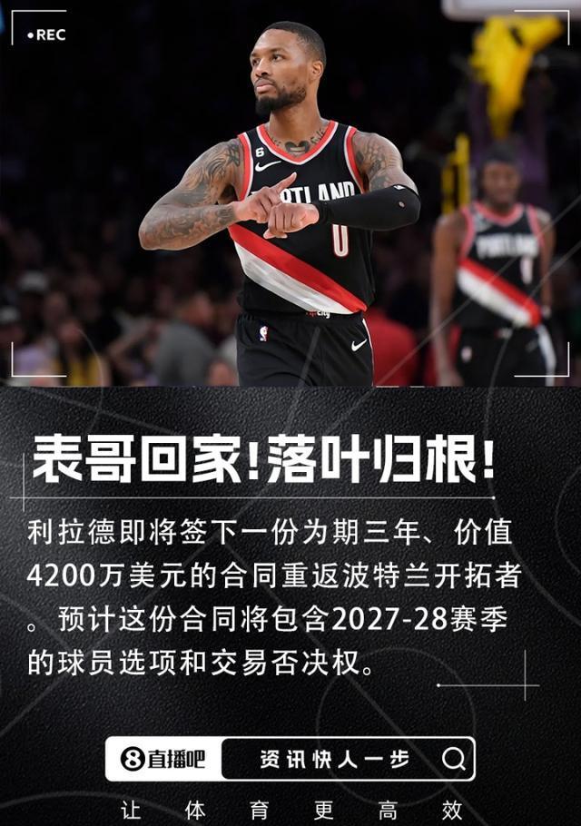 利拉德加盟勇士？！被裁后这光速操作，简直赢麻了的简单介绍